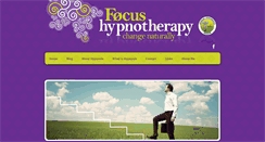 Desktop Screenshot of focushypnotherapy.com.au