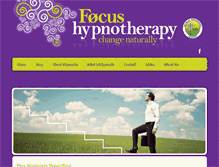 Tablet Screenshot of focushypnotherapy.com.au